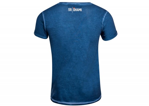 Okami T-Shirt Vintage - Blau